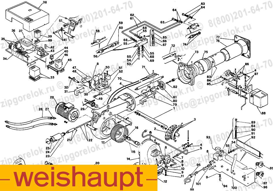 weishaupt-logo8 Описание товара Автомат горения LEC 1, 110V 60HZ, арт. 600126 (We600126), Weishaupt (Вайсхаупт) - Задать вопрос