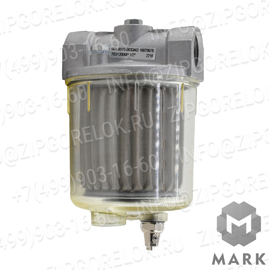 001.0075.003 Жидкотопливные компоненты: Жидкотопливный манометр AFRISO 0 - 25 бар