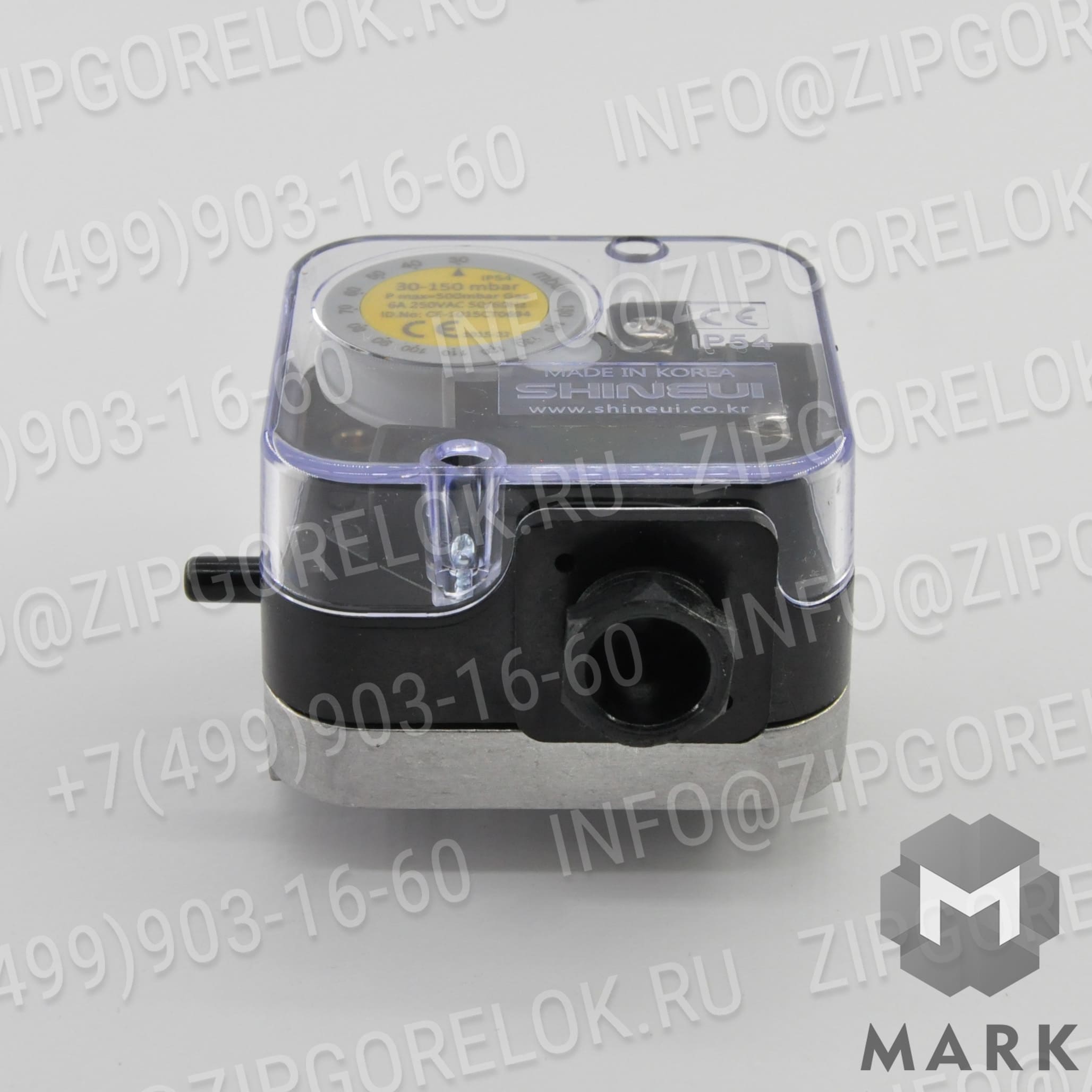 SGPS-150V Реле давления: Гильза для установки датчиков температуры G1/2" X 401,5 мм