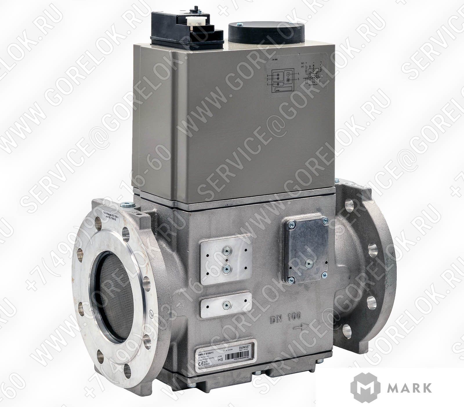 WE1513312623-2 Газовое оборудование: Газовый клапан KROM SCHROEDER в сборе CGS 71 (24 В)