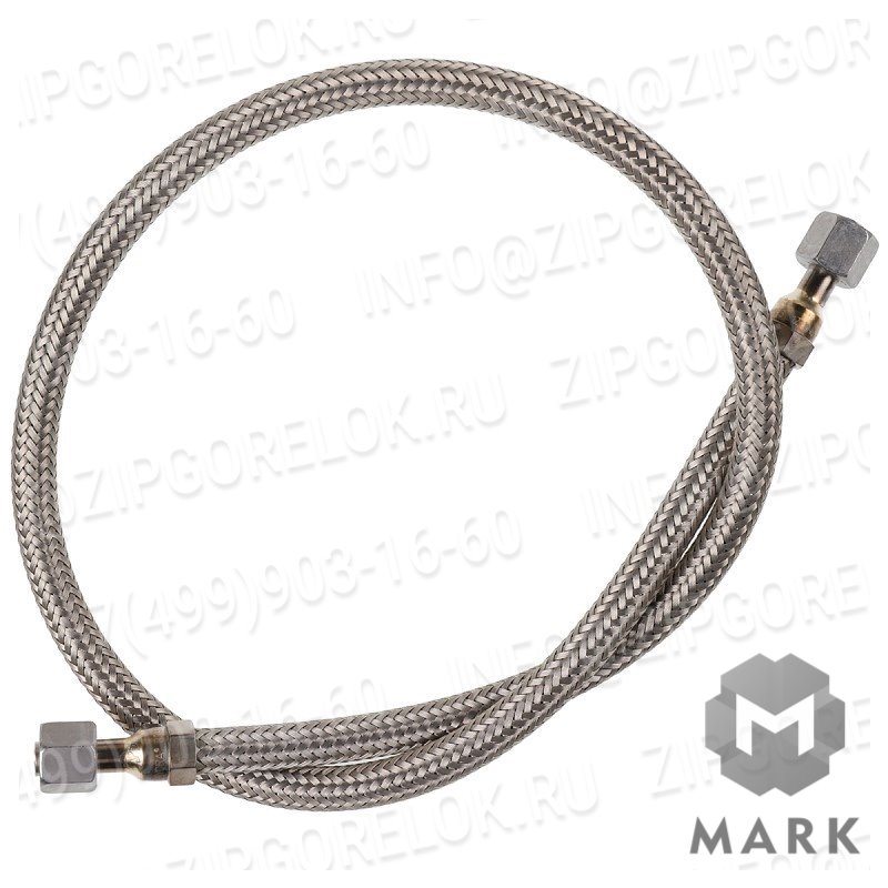 Шланг напорный в комплекте DN8 1000lg. s/steel, арт. 11155200522 (We11155200522), Weishaupt (Вайсхаупт)