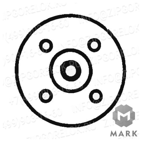 452924 Screwed flange DN20 DIN EN 1092-1/13/B1/. Weishaupt (Вайсхаупт)