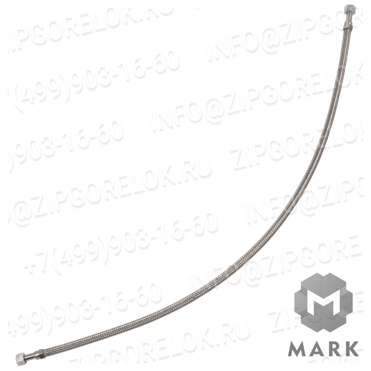 Шланг топливный DN 8 1000lg stainless steel, арт. 491107 (We491107), Weishaupt (Вайсхаупт)