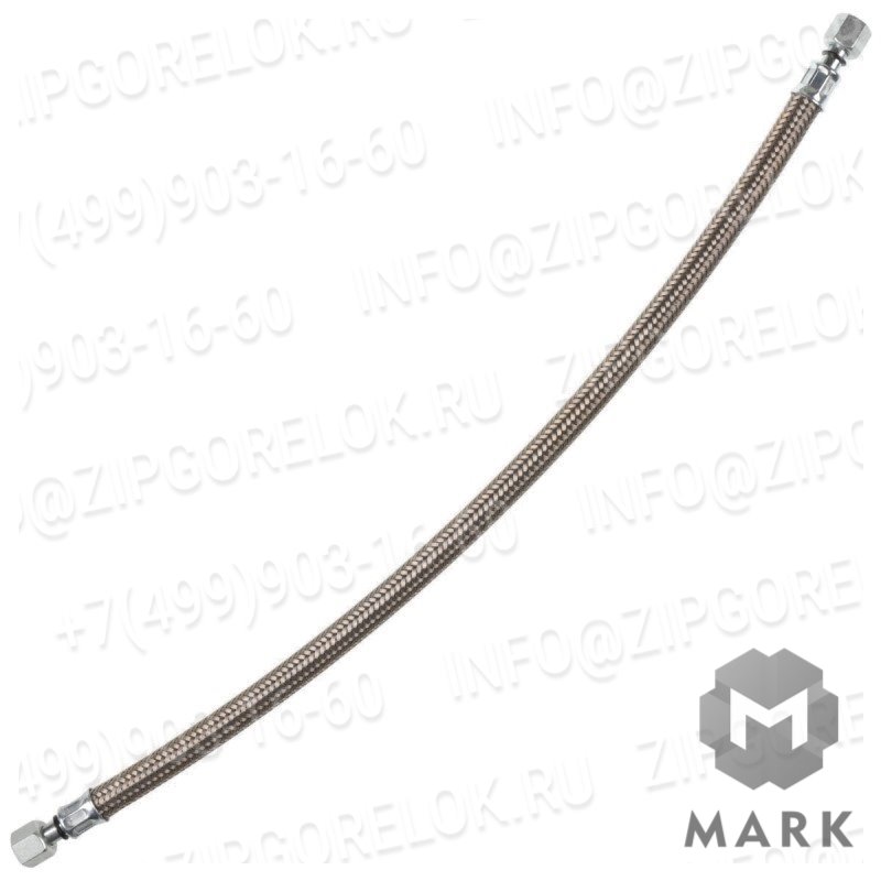 491266 Pressure hose DN4, 460 mm, 8-LL/8-LL. Weishaupt (Вайсхаупт)