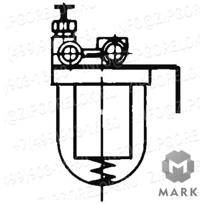 Фильтр Z 1/2-500 St для двухтрубной системы с сеткой из нержавеющей стали, с отсечным клапаном , арт. 493383 (We493383), Weishaupt (Вайсхаупт)