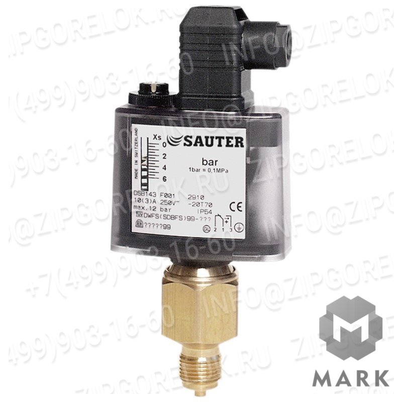 640106 Описание товара Регулятор - монитор давления Sauter DSB152F001 - Задать вопрос