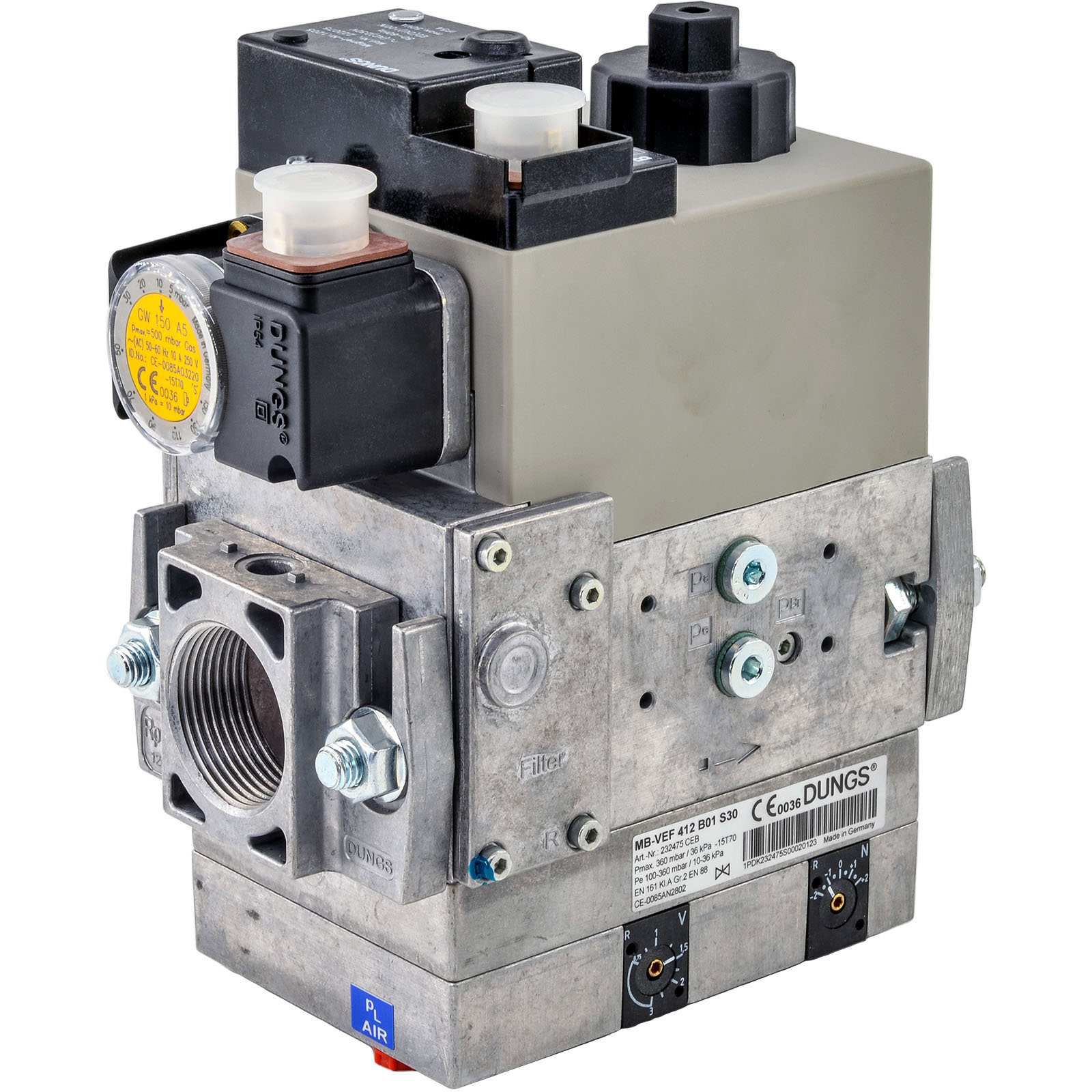 full_mb-vef-dungs2 Газовые компоненты: Газовые магнитные клапаны (двойные магнитные клапаны) DMV-D 503/11 : WE605202