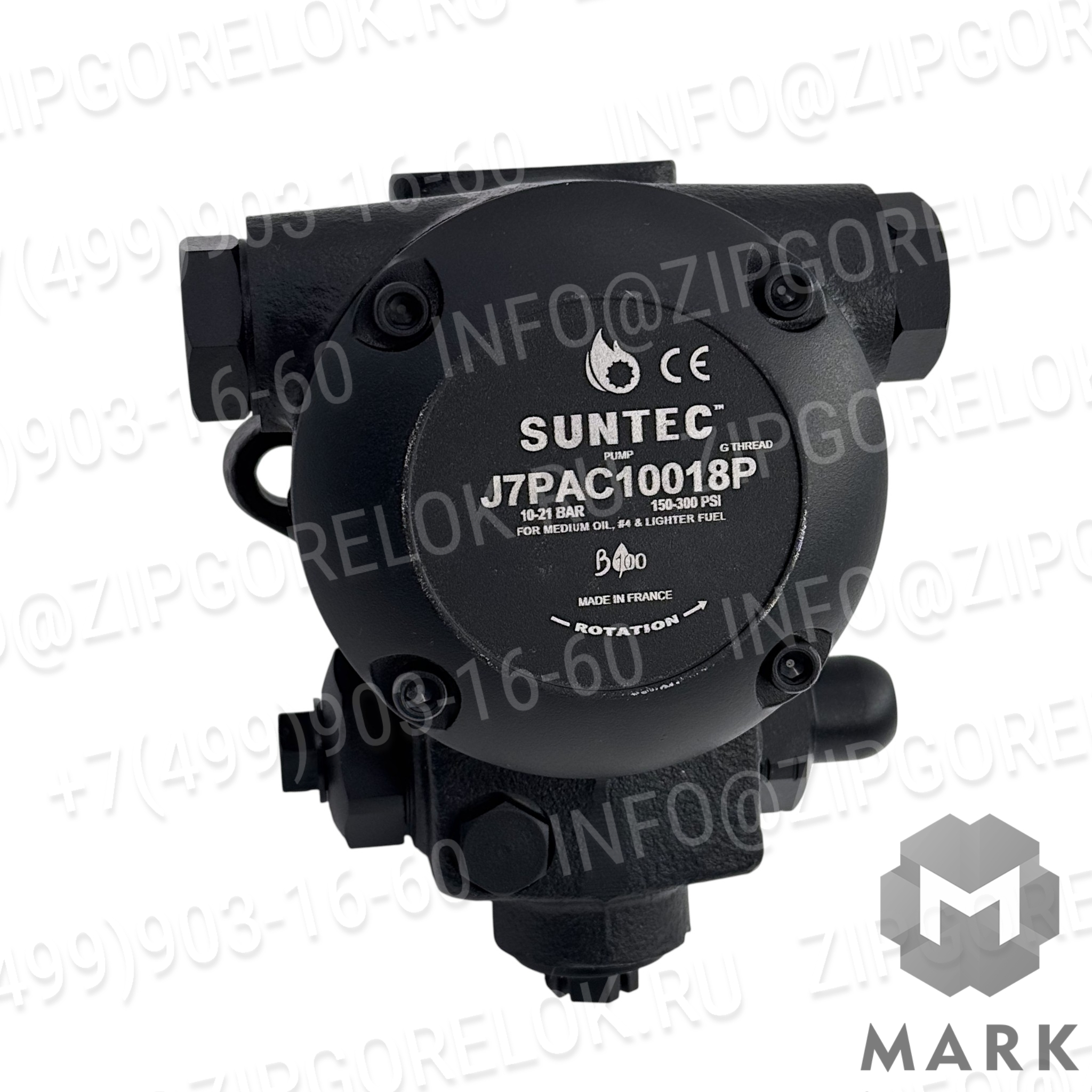 Насос для горелки Suntec J 7 PAC 1001 8P