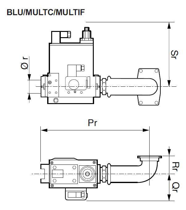 mbdle Газовое оборудование: Газовый клапан KROM SCHROEDER в сборе CG2R03-DT2WZ